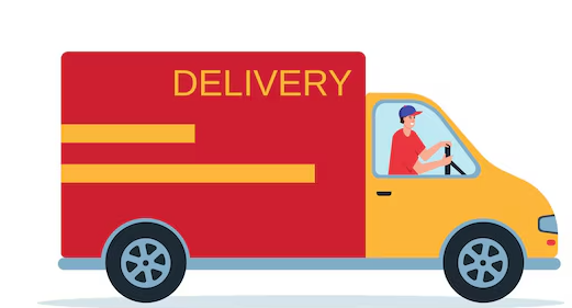 Delivery car.
