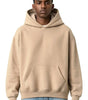 Man in tan hoodie.